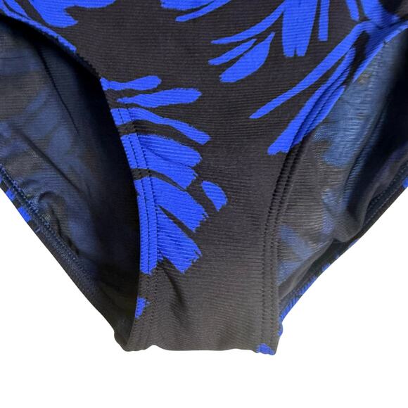 Sea Level Tradewind Night Sky High Waist Floral Print Bikini Swimsuit Bottoms 8 - Picture 7 of 13